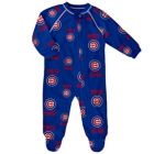 Alternate image 0 for MLB Chicago Cubs Size 6-9M Raglan Zip-Up Coverall in Blue