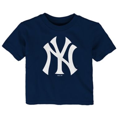 MLB New York Yankees Primary Logo Short Sleeve Tee in Blue. View a larger version of this product image.