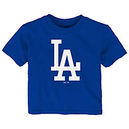 MLB Los Angeles Dodgers Primary Logo Short Sleeve Tee in Blue