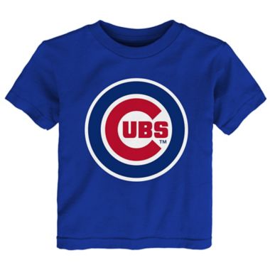 MLB Chicago Cubs Size 2T Primary Logo Short Sleeve Tee in Blue. View a larger version of this product image.