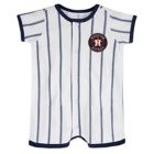 Alternate image 0 for MLB Size 0-3M Houston Astros Power Hitter Short Sleeve Coverall in Navy