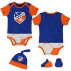 Alternate image 0 for MLS Newborn FC Cinninnati 3-Piece Lil' Kicker Short Sleeve Bodysuit, Hat, and Sock Set