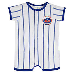 MLB Size 3-6M New York Mets Power Hitter Short Sleeve Coverall