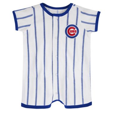 MLB Size 18M Chicago Cubs Power Hitter Short Sleeve Coverall. View a larger version of this product image.