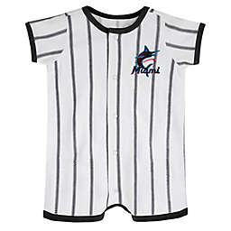 MLB Size 18M Miami Marlins Power Hitter Short Sleeve Coverall