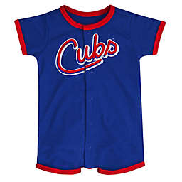 MLB Size 6-9M Chicago Cubs Power Hitter Short Sleeve Coverall
