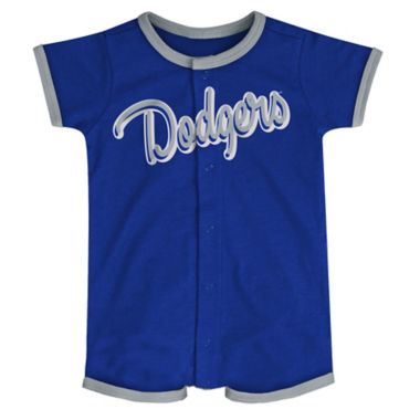MLB Los Angeles Dodgers Power Hitter Short Sleeve Coverall. View a larger version of this product image.