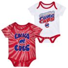 Alternate image 0 for MLB Size 0-3M 2-Pack Chicago Cubs Monterey Short Sleeve Bodysuits in Royal