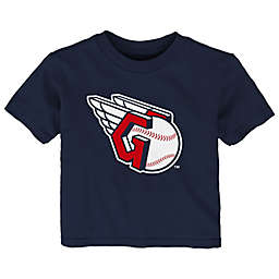 MLB Size 12M Cleveland Guardians Primary Logo Short Sleeve T-Shirt in Navy