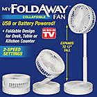 Alternate image 0 for Bell + Howell My Foldaway Collapsible Fan  in White