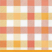 H for Happy&trade; 36-Count Fall Leaves and Gingham Lunch Napkins
