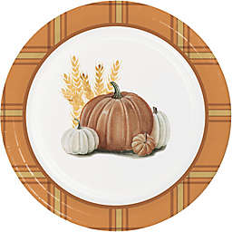 Bee & Willow™ 18-Count Thankful Pumpkin Lunch Plates