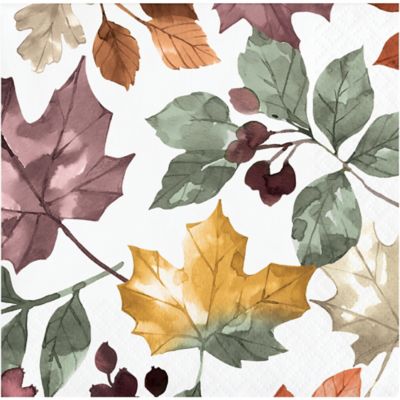 Bee &amp; Willow&trade; 36-Count Autumn Leaves Refresh Beverage Napkins