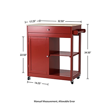 Glitzhome&reg; Basic Kitchen Island. View a larger version of this product image.