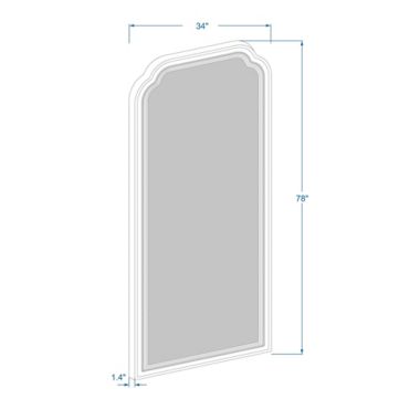Bee &amp; Willow&trade; 78-Inch x 34-Inch Rectangular Leaner Mirror in Natural. View a larger version of this product image.