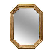 Everhome&trade; 30-Inch x 40-Inch Octagon Wood Wall Mirror in Natural