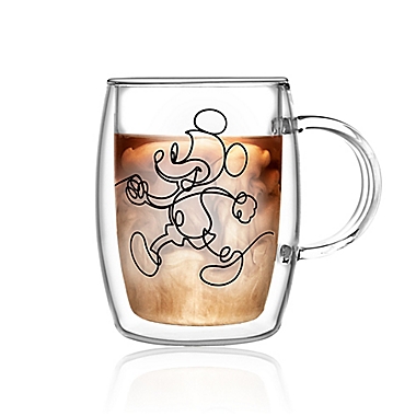 Mickey & Pluto Aroma Glass Mugs 5.4 oz - Set of 2. View a larger version of this product image.