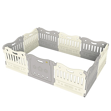 BABY CARE&trade; Funzone Baby Play Pen in Grey. View a larger version of this product image.
