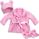 Alternate image 0 for Sophia&#39;s by Teamson Kids 3-Piece Fleece Coat Doll Clothing Set in Pink