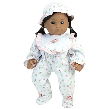 Sophia&#39;s by Teamson Kids Floral Print Doll Pajama. View a larger version of this product image.
