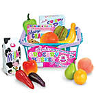 Alternate image 0 for Sophia&#39;s by Teamson Kids 14-Piece Doll Grocery Basket and Food Playset in Teal