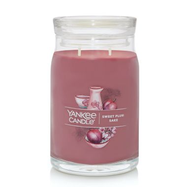 Yankee Candle&reg; Sweet Plum Sake 2-Wick 20 oz. Large Jar Candle. View a larger version of this product image.