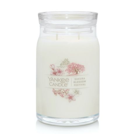 Yankee Candle Salt Mist Rose Large Jar 22oz Pink Free Shipping Floral Spring 