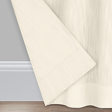 Everhome&trade; Blanche Vertical Texture 63-Inch Light Filtering Curtain Panel in Coconut (Single). View a larger version of this product image.