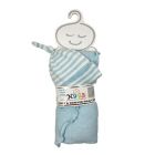 Alternate image 1 for NYGB&trade; 2-Piece First and Forever Knot Hat and Wrap Set in Blue