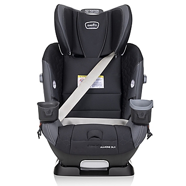 Evenflo&reg; All4One&trade; DLX All-In-One Convertible Car Seat with SensorSafe in Kingsley Black. View a larger version of this product image.