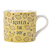 &quot;Squeeze the Day&quot; Mug in Yellow