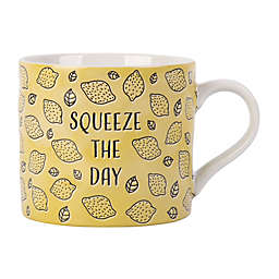"Squeeze the Day" Mug in Yellow