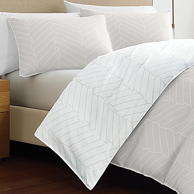 City Scene Demi Full/Queen Comforter Set in Beige. View a larger version of this product image.