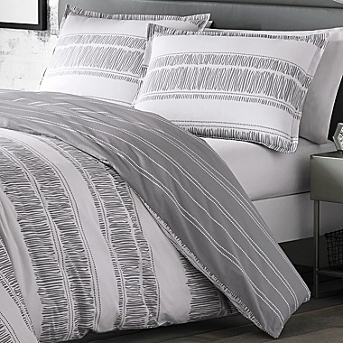 City Scene&reg; Ziggy 3-Piece Comforter Set in White. View a larger version of this product image.