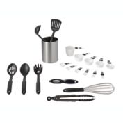 Simply Essential&trade; 20-Piece Utensil and Measuring Set in Black
