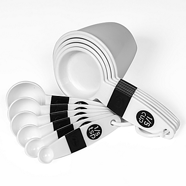 Simply Essential&trade; 20-Piece Utensil and Measuring Set in Black. View a larger version of this product image.
