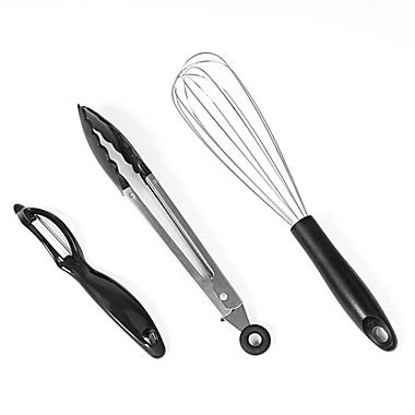 Simply Essential&trade; 20-Piece Utensil and Measuring Set in Black. View a larger version of this product image.