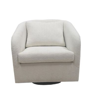 Studio 3B™ Swiveling Lounge Chair in White | Bed Bath & Beyond