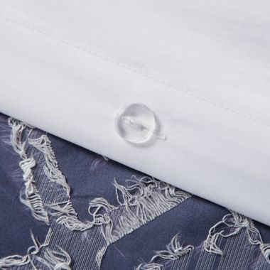 Intelligent Design Ava Ombre Printed Clipped Jacquard Duvet Cover Set. View a larger version of this product image.
