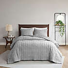 Alternate image 0 for INK+IVY II Tulay Cotton Gauze 3-Piece Full/Queen Coverlet Set in Grey