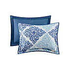 Alternate image 3 for Madison Park&reg; Claire 6-Piece Reversible Full/Queen Coverlet Set in Blue