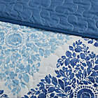 Alternate image 4 for Madison Park&reg; Claire 6-Piece Reversible Full/Queen Coverlet Set in Blue