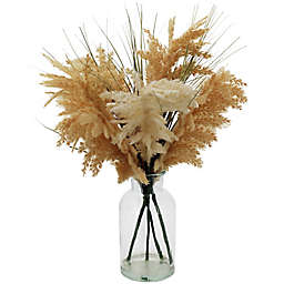 Bee & Willow™ 20-Inch Faux Pampas Grass with Glass Vase