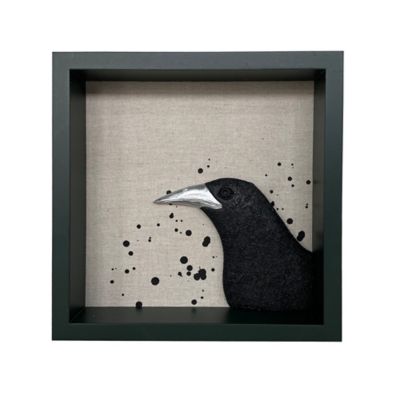 Studio 3B&trade; Raven Halloween Tabletop Sign in Black/Beige
