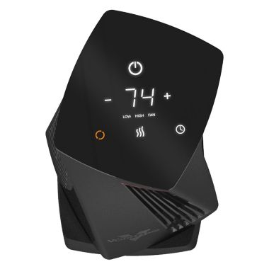 Vornado&reg; Oscillating Tower Whole Room Heater in Black. View a larger version of this product image.