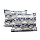 Alternate image 5 for Lush D&eacute;cor Make a Wish Stone Age Dinosaur 3-Piece Full/Queen  uilt Set in Navy/Grey