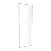 Ridge Road D&eacute;cor Contemporary 14-Inch x 36-Inch Rectangle Wall Mirror in White
