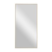 Ridge Road Decor 18-Inch x 36-Inch Wood Contemporary Wall Mirror in Gold
