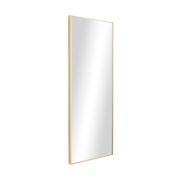 Ridge Road D&eacute;cor Contemporary 14-Inch x 36-Inch Rectangle Wall Mirror in Gold