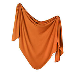Copper Pearl® Blaze Knit Swaddle Blanket in Orange